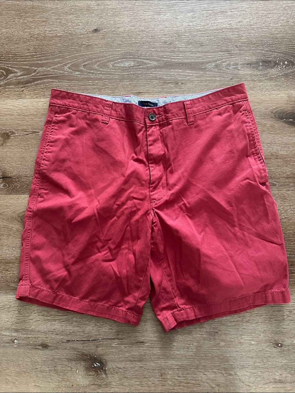 Men's Burgundy Golf Casual Shorts